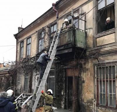 В Одессе обвалилась лестничная клетка в жилом доме