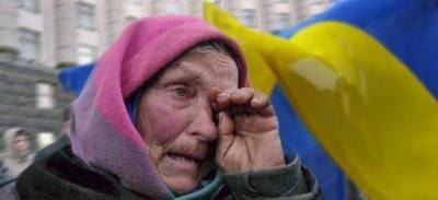 Половина украинцев оказалась за чертой бедности