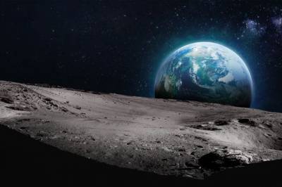 Космонавт показал, как выглядит лунный закат с МКС