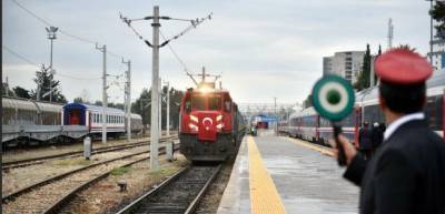 Первый контейнерный поезд отправился по маршруту Анкара – Москва