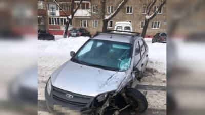 Оторванное колесо стало причиной ДТП в Челябинске