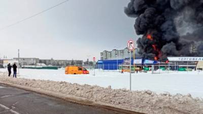 Пожар в "Эпицентре" на Николаевщине совершил 37-летний мужчина, который пришел в гипермаркет с топором, - полиция