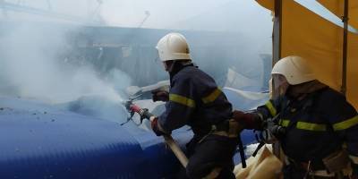 Пожар в Эпицентре в Первомайске 2 февраля - в поджоге участвовали двое человек, пресс-служба ТЦ - ТЕЛЕГРАФ