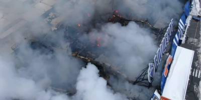 Пожар в Первомайске: в полиции опровергли заявление Эпицентра о двух нападавших