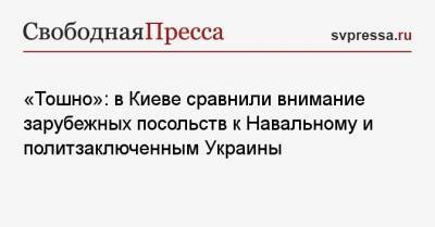 «Тошно»: в Киеве оценили внимание зарубежных посольств к Навальному