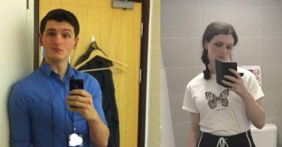 До и после: плейбой-красавчик стал трансгендерной девушкой с косичками