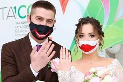 Брачующимся Нижнекамского ЗАГС разрешили жениться без масок