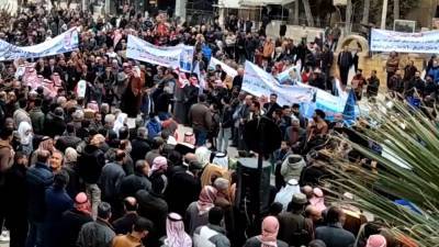 Жители Сирии выступили против блокады Хасаки курдскими боевиками