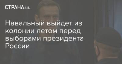 Навальный выйдет из колонии летом перед выборами президента России