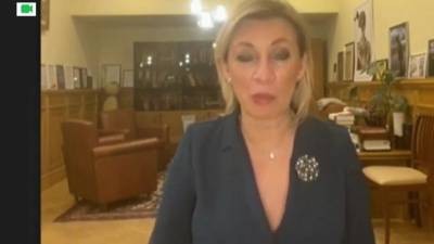 Захарова назвала реакцию Запада на приговор Навальному постановочными акциями