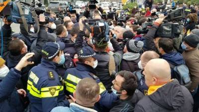 В Тбилиси 25 человек задержаны на акциях протеста