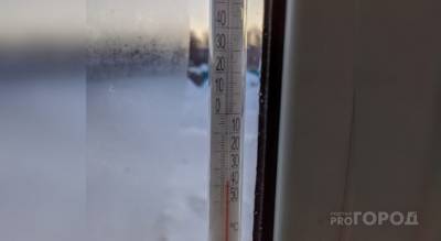 В Моргаушском районе утром термометры опустились почти до минус 40 градусов