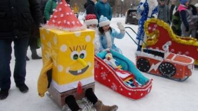 В фестивале саней в Заречном можно участвовать на «ватрушках» и ледянках