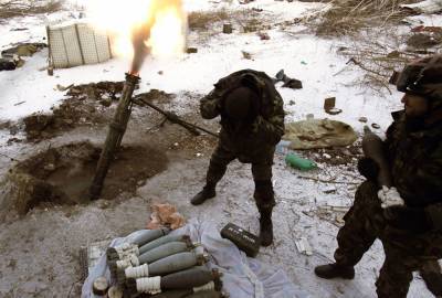 Горловка в огне. Украинские войска «бьют» из тяжелого вооружения
