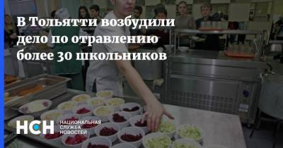 В Тольятти возбудили дело по отравлению более 30 школьников