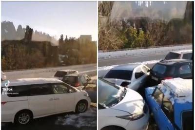 В Сочи произошла авария с участием пяти автомобилей