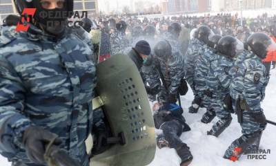 В протестных акциях в Екатеринбурге участвовали экс-уголовники