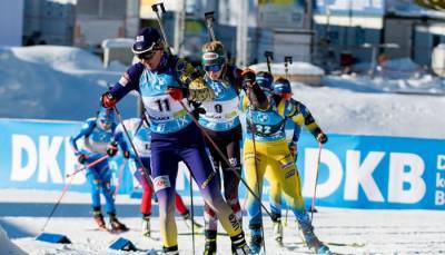 Украина выиграла бронзу женской эстафеты на чемпионата мира