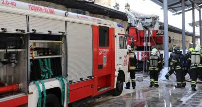 Пожар на складе в Царицыне локализовали на площади 1,5 тыс кв м