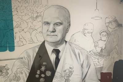 В рязанской ОКБ появился портрет врача-фронтовика Николая Шугарова