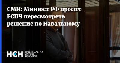 СМИ: Минюст РФ просит ЕСПЧ пересмотреть решение по Навальному