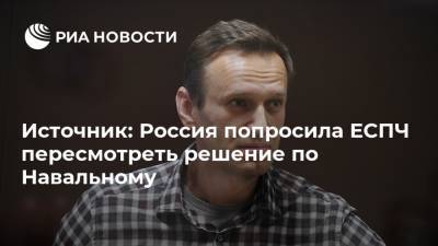 Источник: Россия попросила ЕСПЧ пересмотреть решение по Навальному