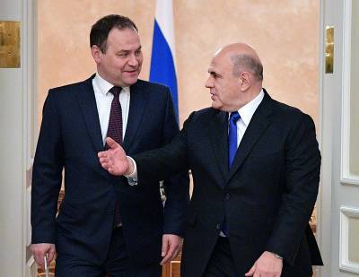 Мишустин обсудил с премьером Белоруссии соглашение о нефтепродуктах
