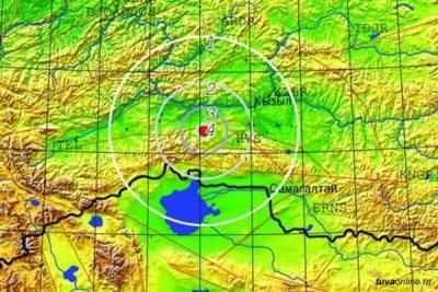 В Туве у границы с Монголией произошло землетрясение силой 5,7 балла
