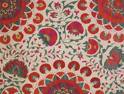 Невероятные орнаменты древней узбекской вышивки сюзане: удивительная подборка