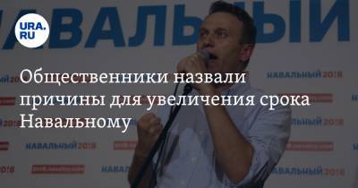 Общественники назвали причины для увеличения срока Навальному
