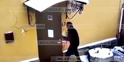 Появилось видео нападения вооруженного ножом россиянина на украинское консульство в Петербурге