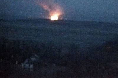Террористы «ДНР» показали видео пожара на позициях ВСУ