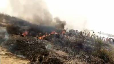 Военный самолет King Air 350 потерпел крушение в Нигерии