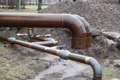 В Петербурге снова прорвало трубу с горячей водой