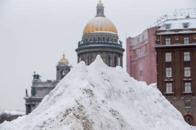 Петербург в снежном плену: властям снова понадобятся лопаты Беглова
