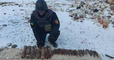 За неделю украинские саперы на Донбассе обезвредили почти 1,5 тысячи снарядов