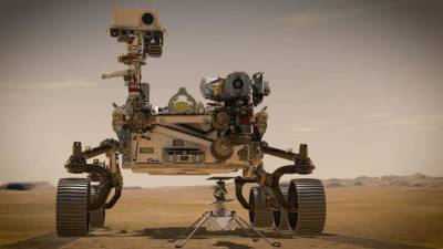 Марсоход Perseverance прислал первые цветные фото с Марса