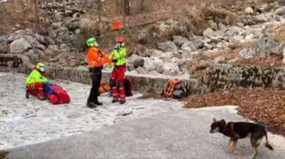 В Италии спасли туриста, который семь суток провел в горах со сломанной ногой