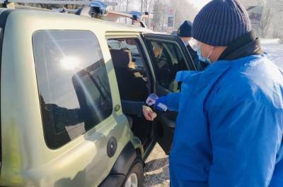 На Прикарпатье установили 16 карантинных блокпостов