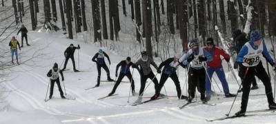 Гонки лыжников прошли в Петрозаводске при крепком морозе и сильном ветре (ФОТО)