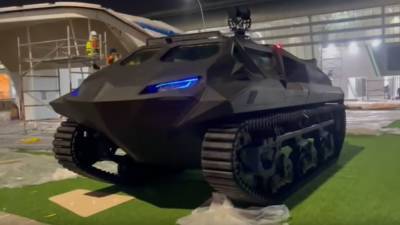 Украина заявила о создании гибридного бронеавтомобиля