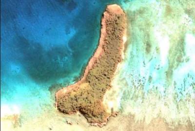 В сервисе Google Earth обнаружили остров в форме пениса
