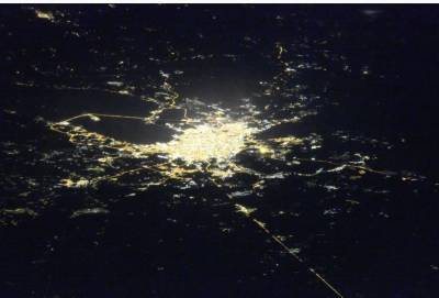 С борта МКС сфотографировали ночной Петербург