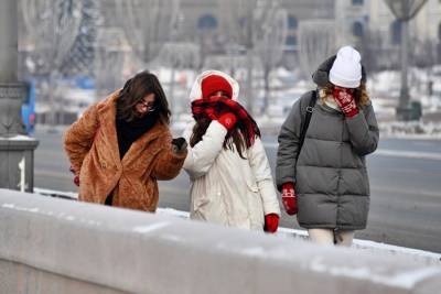 Москвичей предупредили о морозе до -28 градусов