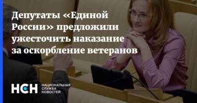 Депутаты «Единой России» предложили ужесточить наказание за оскорбление ветеранов
