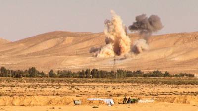 СМИ показали рассекреченные кадры операции беспилотника "Орион" в Сирии