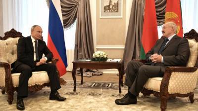 Путин заявил, что рад встрече с Лукашенко