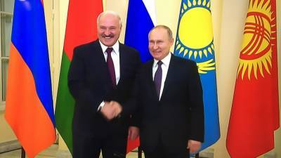 Встреча с Лукашенко обрадовала Владимира Путина
