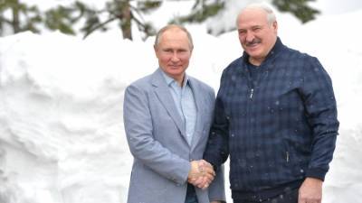 Путин обрадовался личной встрече в президентом Белоруссии в Сочи