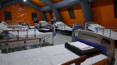 ГСЧС показала новый мобильный госпиталь для больных коронавирусом на Прикарпатье